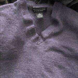 Banana Republic Deep Purple Knit Top